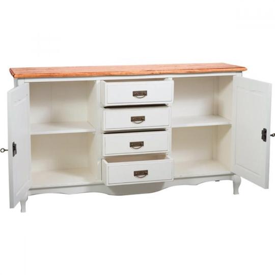 bisc L4437BNT termeszetes fa antikolt feher talalo shabby chic komod asztal konyha butor veranda butor paraszthaz asztal country butor rusztikus mediterran provence provansz nyaralo balaton etkezo.jpg